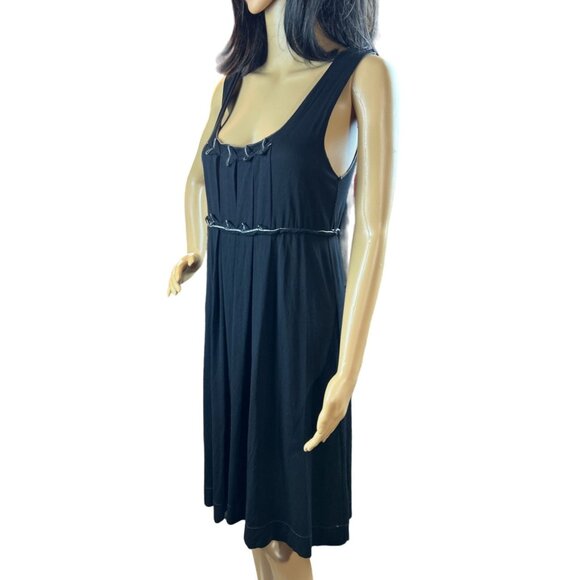 (5 for $25) Sophie Max Sleeveless Scoopneck Midi Dress in Black Size Size Small - Picture 2 of 10